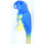 LEGO Amarillo Pájaro con Azul Marbled Modelo con pico ancho (27062 / 27063)