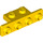 LEGO Amarillo Soporte 1 x 2 - 1 x 4 con esquinas redondeadas (2436 / 10201)