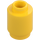 LEGO Amarillo Ladrillo 1 x 1 Circular con espiga abierta (3062 / 35390)