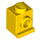 LEGO Amarillo Ladrillo 1 x 1 con Faro y sin ranura (4070 / 30069)