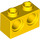 LEGO Amarillo Ladrillo 1 x 2 con 2 Agujeros (32000)