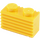 LEGO Amarillo Ladrillo 1 x 2 con Reja (2877)