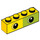 LEGO Amarillo Ladrillo 1 x 4 con Ojos (3010 / 47819)