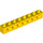 LEGO Amarillo Ladrillo 1 x 8 con Agujeros (3702)