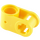 LEGO Amarillo Cruzar Cuadra 90° 1 x 2 (Eje/Alfiler) (6536 / 40146)