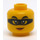 LEGO Amarillo Daisy Kaboom Minifigura Cabeza (Espiga sólida hueca) (3626 / 66174)