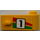 LEGO Amarillo Puerta 1 x 3 x 1 Derecha con Number 1 Pegatina (3821)