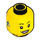 LEGO Amarillo Mujer Cabeza con Open Smile y Hearing Aid (Espiga sólida hueca) (3626 / 69148)