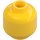 LEGO Amarillo Mujer Cabeza con Open Smile y Hearing Aid (Espiga sólida hueca) (3626 / 69148)