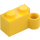 LEGO Amarillo Bisagra Ladrillo 1 x 4 Base (3831)