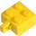 LEGO Amarillo Bisagra Ladrillo 2 x 2 Cierre con 1 Finger Vertical (sin agujero de eje) (30389)