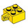 LEGO Amarillo Bisagra Ladrillo 2 x 2 Cierre con 1 Finger Vertical con agujero de eje (30389 / 49714)