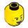 LEGO Amarillo Jack Davids Minifigura Cabeza (Espiga sólida hueca) (3626 / 66678)