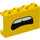 LEGO Amarillo Panel 1 x 4 x 2 con Worried open Boca (14718 / 68377)