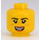 LEGO Amarillo Parker L. Jackson Minifigura Cabeza (Espiga sólida hueca) (3626 / 64689)