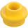 LEGO Amarillo Placa 1 x 1 Circular con Espiga abierta (28626 / 85861)