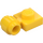 LEGO Amarillo Placa 1 x 1 con Clip (Anillo grueso) (4081 / 41632)