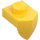 LEGO Amarillo Placa 1 x 1 con Downwards Diente (15070)