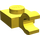 LEGO Amarillo Plato 1 x 1 con Acortar Horizontal (Clip de &#039;O&#039; abierto grueso) (52738 / 61252)