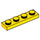 LEGO Amarillo Placa 1 x 4 (3710)