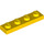 LEGO Amarillo Placa 1 x 4 (3710)