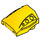 LEGO Amarillo Con pendiente 1 x 2 x 2 Curvo con Dimples (44675)