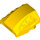 LEGO Amarillo Pendiente 1 x 2 x 2 Curvo con Dimples (44675)