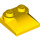 LEGO Amarillo Pendiente 2 x 2 Curvo con extremo curvado (47457)
