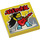 LEGO Amarillo Loseta 2 x 2 con Roca Poses print con ranura (3068)