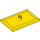 LEGO Amarillo Tren Placa 4 x 6 Bogie sin refuerzo (4025 / 18626)