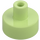 LEGO Verde amarillento Plana 1 x 1 Circular con Hollow Barra (20482 / 31561)